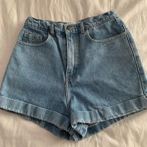 American Apparel High Waisted Shorts